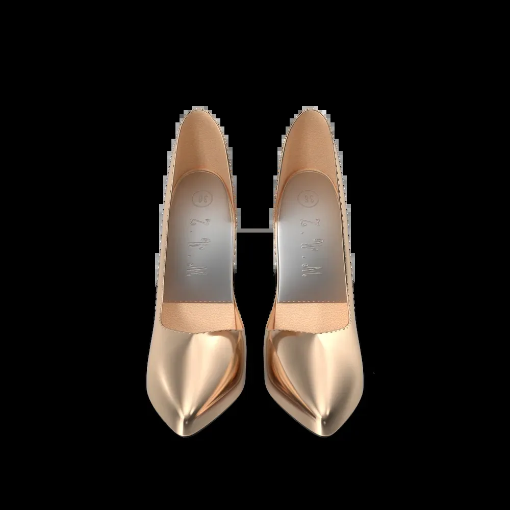 Golden Shoes Woman imagem 1