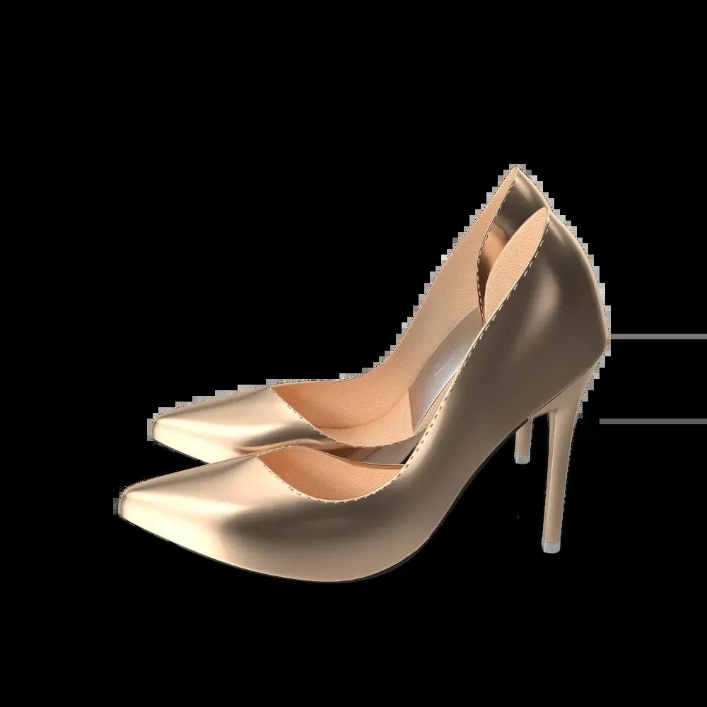 Golden Shoes Woman imagem 2