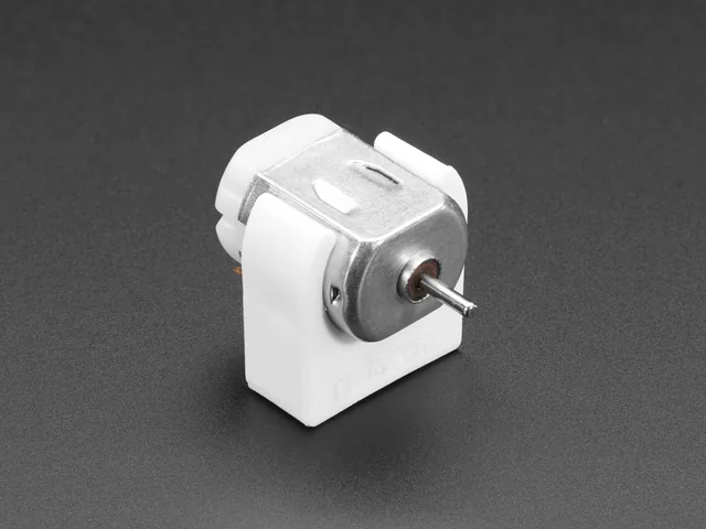 DC Motor Plastic Mount - 130 Size / 20mm Diameter imagem 1
