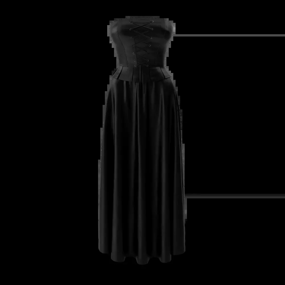 Corset With Black Skirt