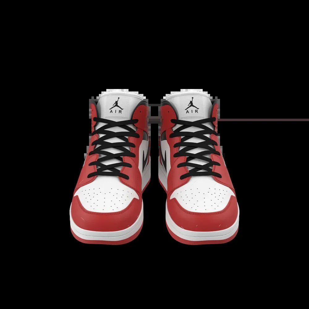 Nike Air Jordan 1 Red And Black imagem 1
