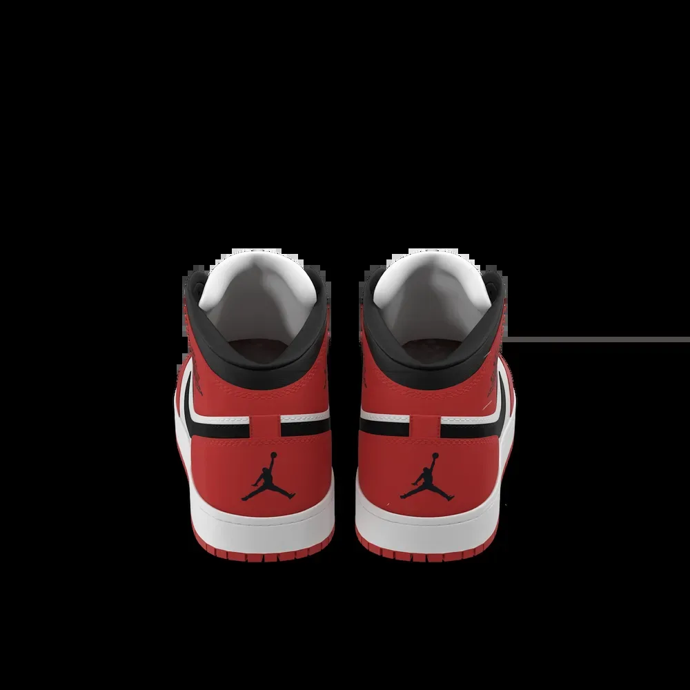 Nike Air Jordan 1 Red And Black imagem 3