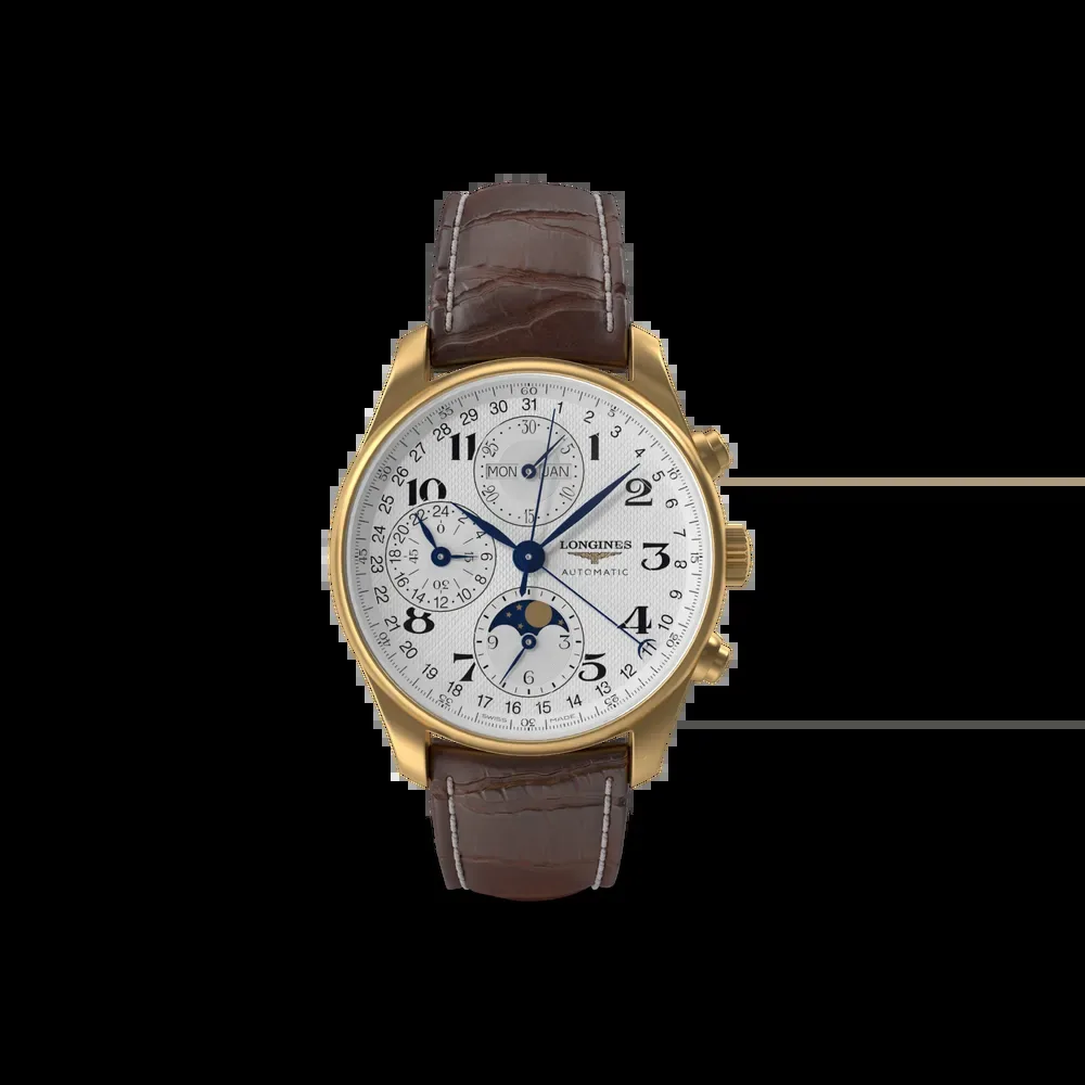 Brown Leather Belt Watch
