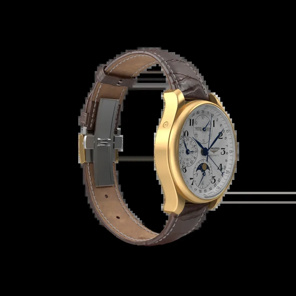 Brown Leather Belt Watch imagem 3