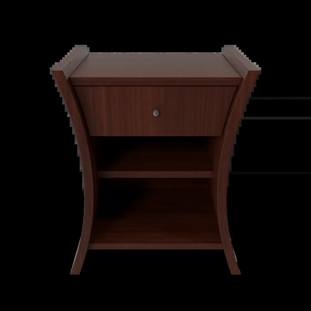 Bedside Table African Cherry imagem 1