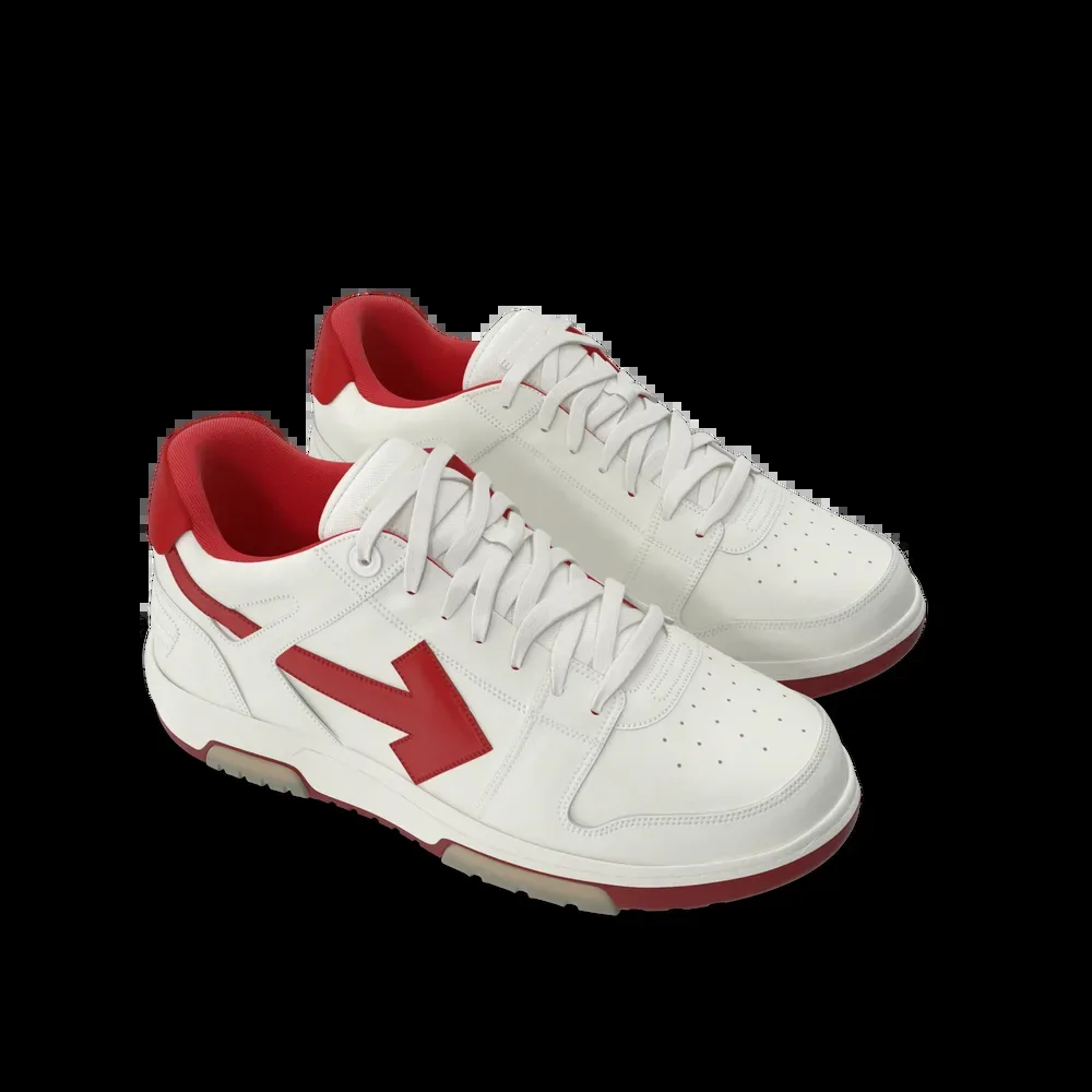 Sports Sneakers Off White & Red imagem 2